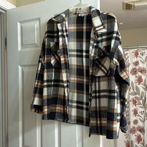 Tan brown Shacket size medium